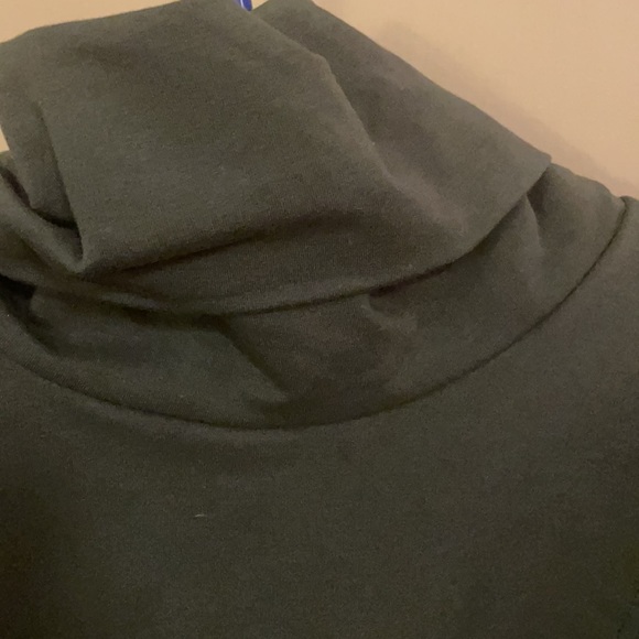 MOD (Made of Emotions) European made asymmetrical turtle neck top - Picture 3 of 8